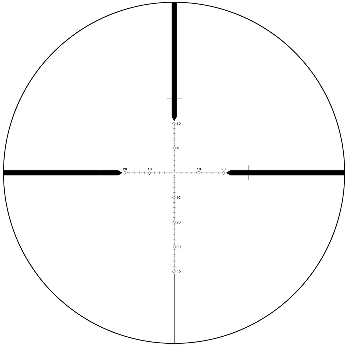 SWFA 10x42 SS - MOA-Quad Reticle, 30mm, .25 MOA Clicks, Side Focus