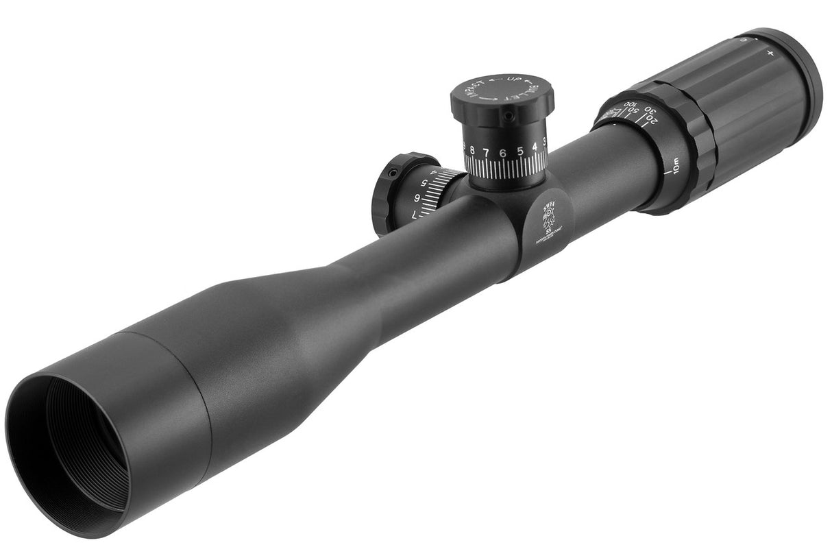 SWFA 12x42 SS - MOA-Quad Reticle, 30mm, .25 MOA Clicks, Rear Focus