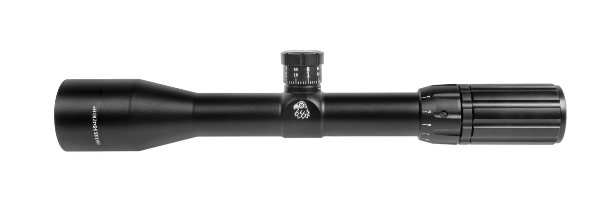 SWFA 3-9x42 SS HD - MIL-Quad Reticle, 30mm Tube, .1 MIL Clicks, FFP