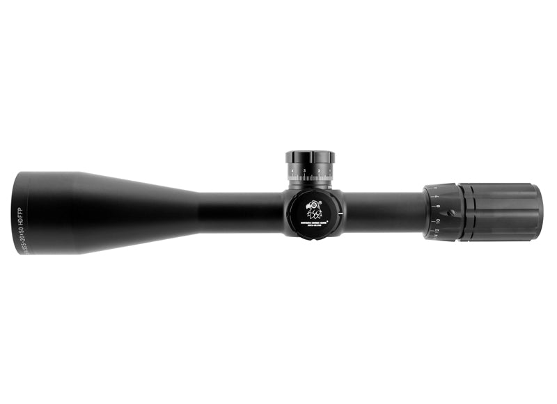 SWFA 5-20x50 SS HD - MIL-Quad Reticle, 30mm Tube, .1 MIL Clicks, Side Focus, FFP