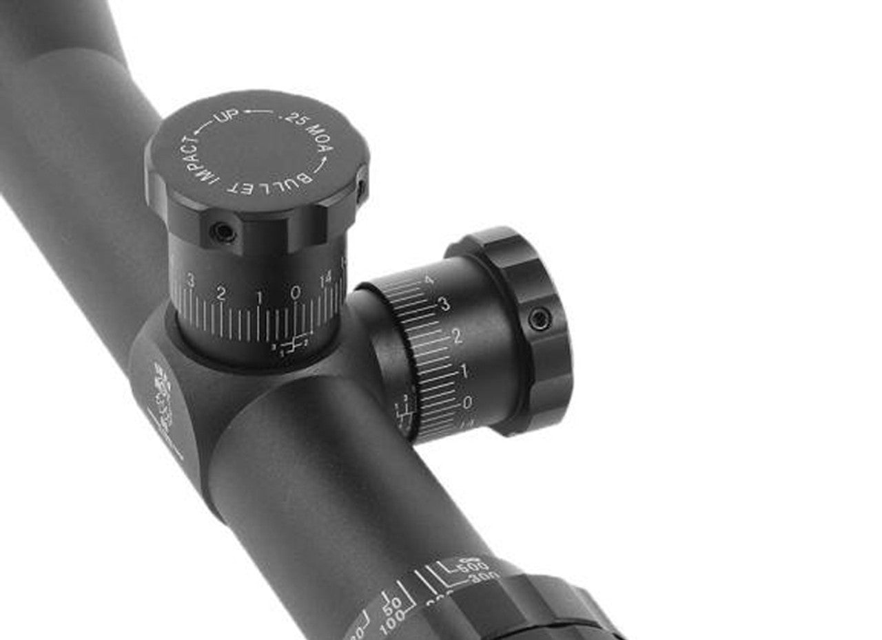 SWFA 10x42 SS - MOA-Quad Reticle, 30mm, .25 MOA Clicks, Rear Focus
