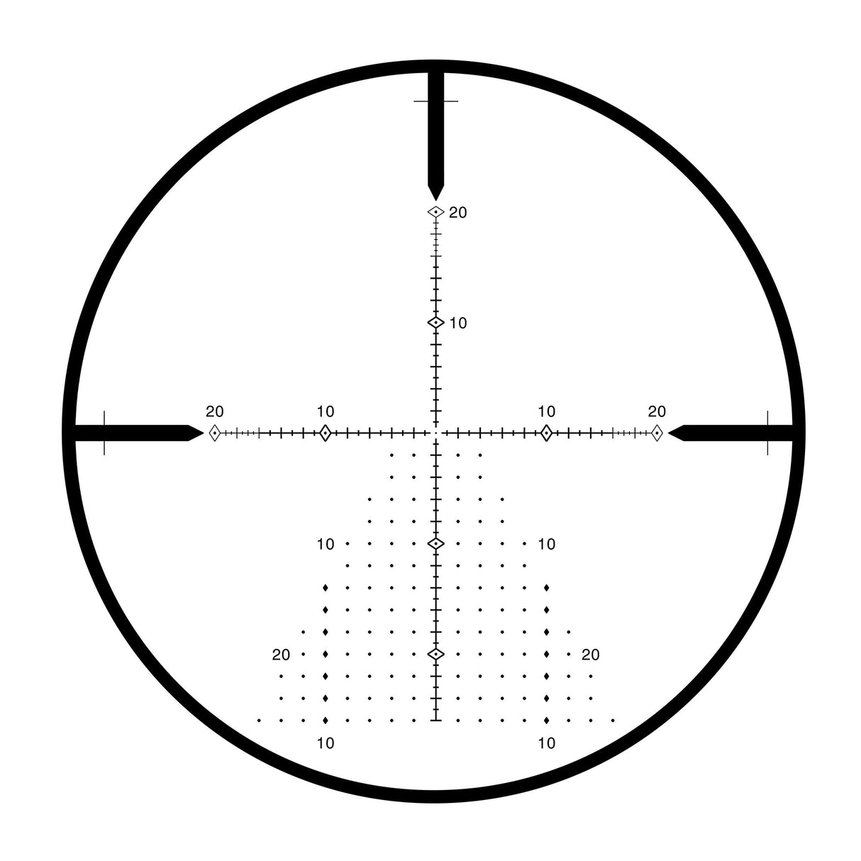 SS 20x42 30mm MOA V2 GEN 2 - Zero Stop