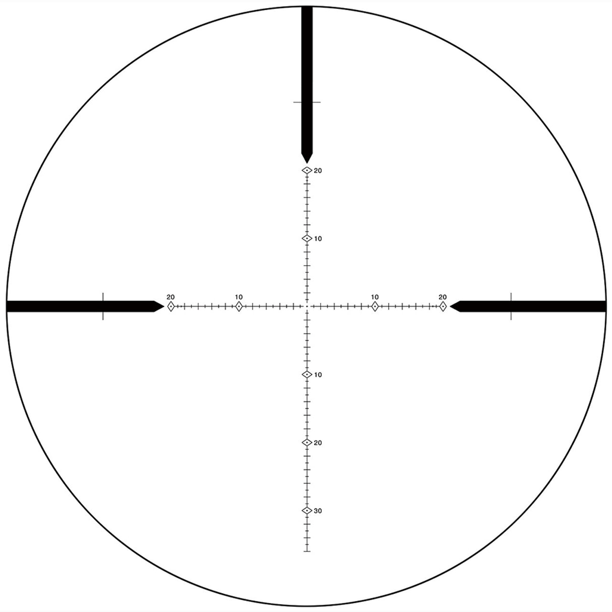 SWFA 16x42 SS - MOA-Quad Reticle, 30mm, .25 MOA Clicks, Rear Focus