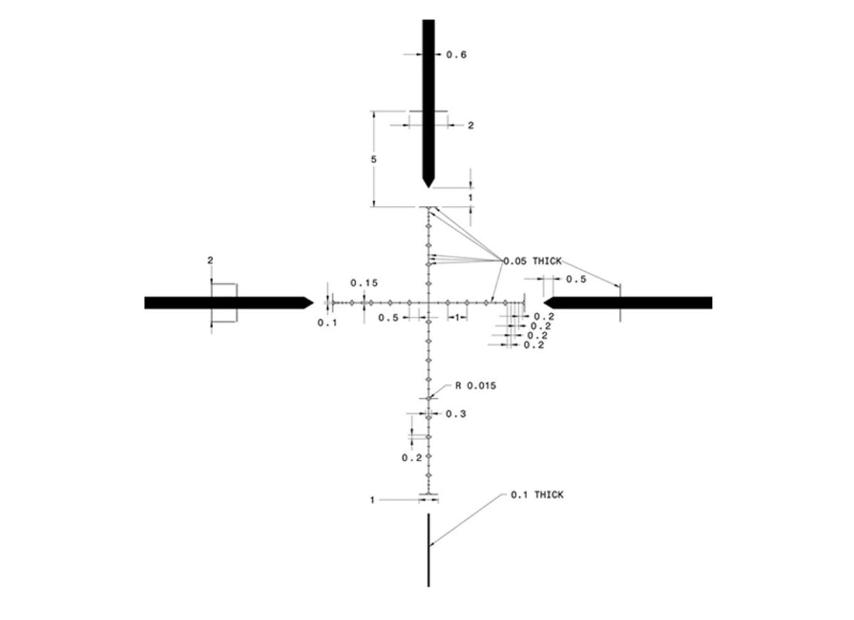 SWFA 5-20x50 SS HD - Illuminated MIL-Quad Reticle, 30mm Tube, .1 MIL Clicks, Side Focus, FFP